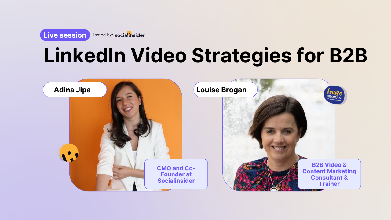 LinkedIn Video Strategies for B2B w/ Louise Brogan